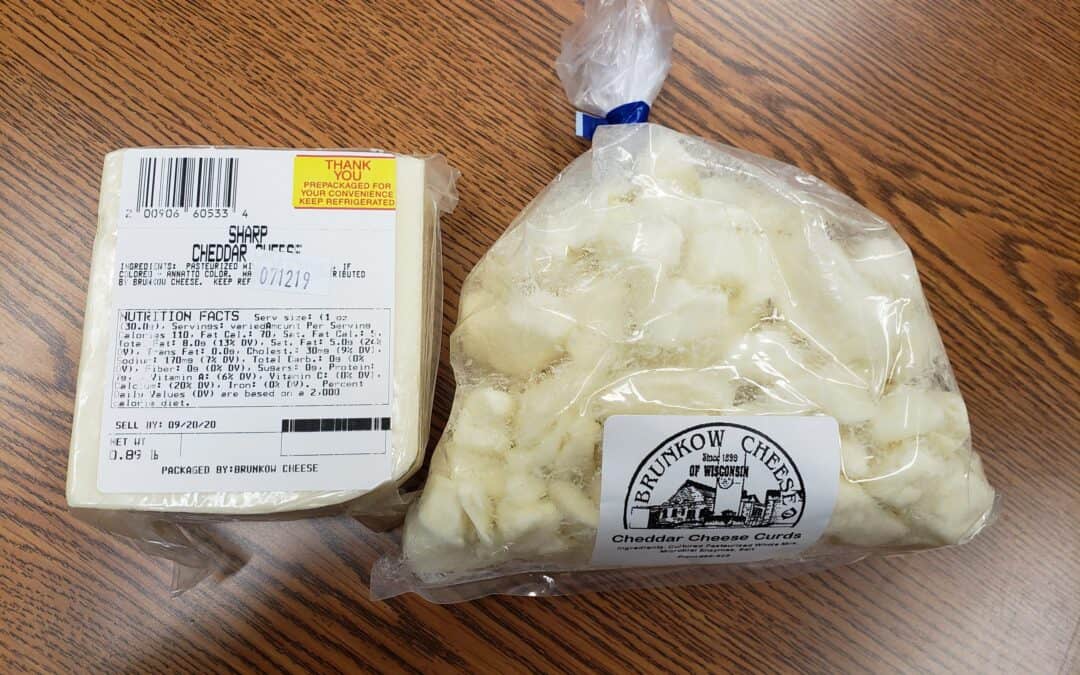 The “Squeaky” cheese to be distributed in Wisconsin Food Pantries